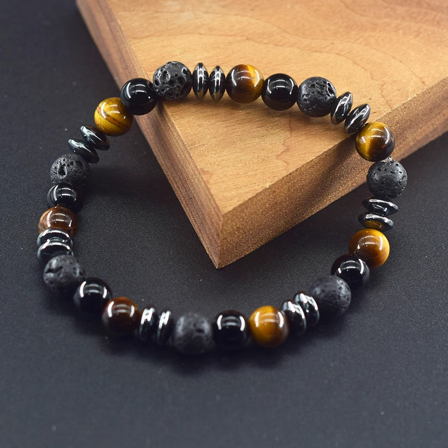 Premium Tiger Eye Beads Bracelet Yellow for Wealth Unisex