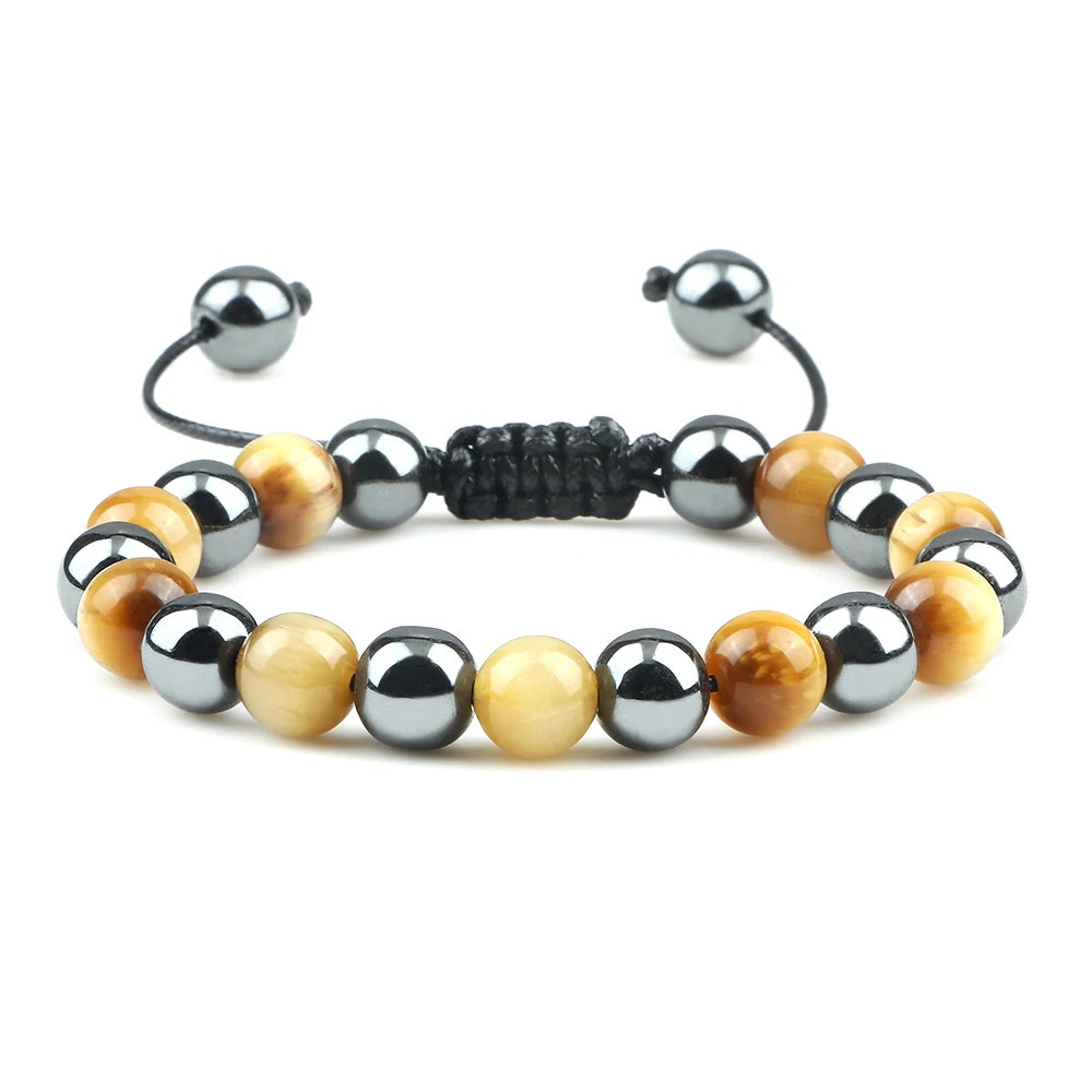 HT Gimini Tiger Eye Hematite Bracelet Limited Edition
