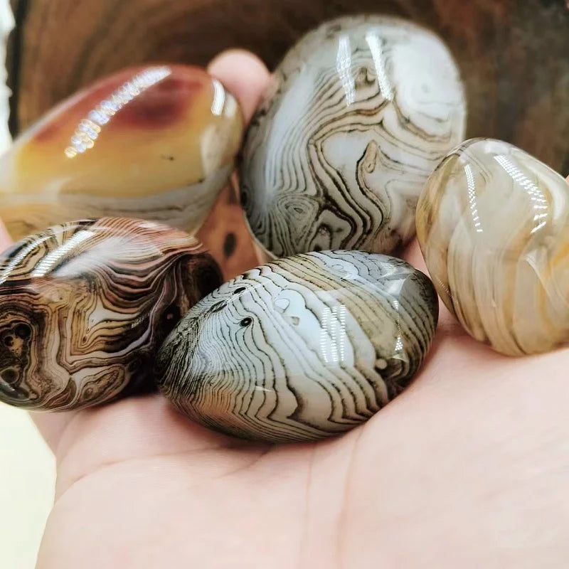 Choice Raw Stone Big Silk Agate for DIY Jewelry Projects