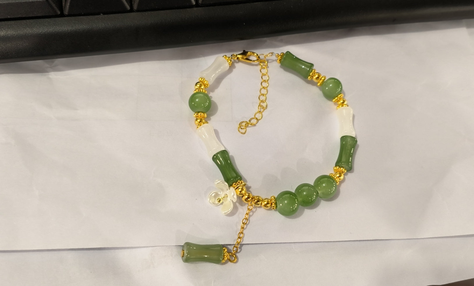 New Bracelet Bamboo Segment Flower Embellishment for Women