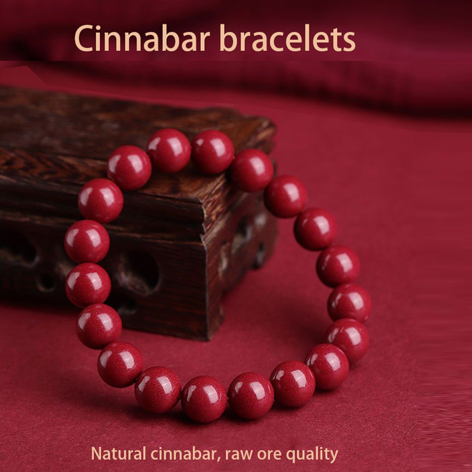 Brand Cinnabar Beads Bracelet Signature Edition Reserve