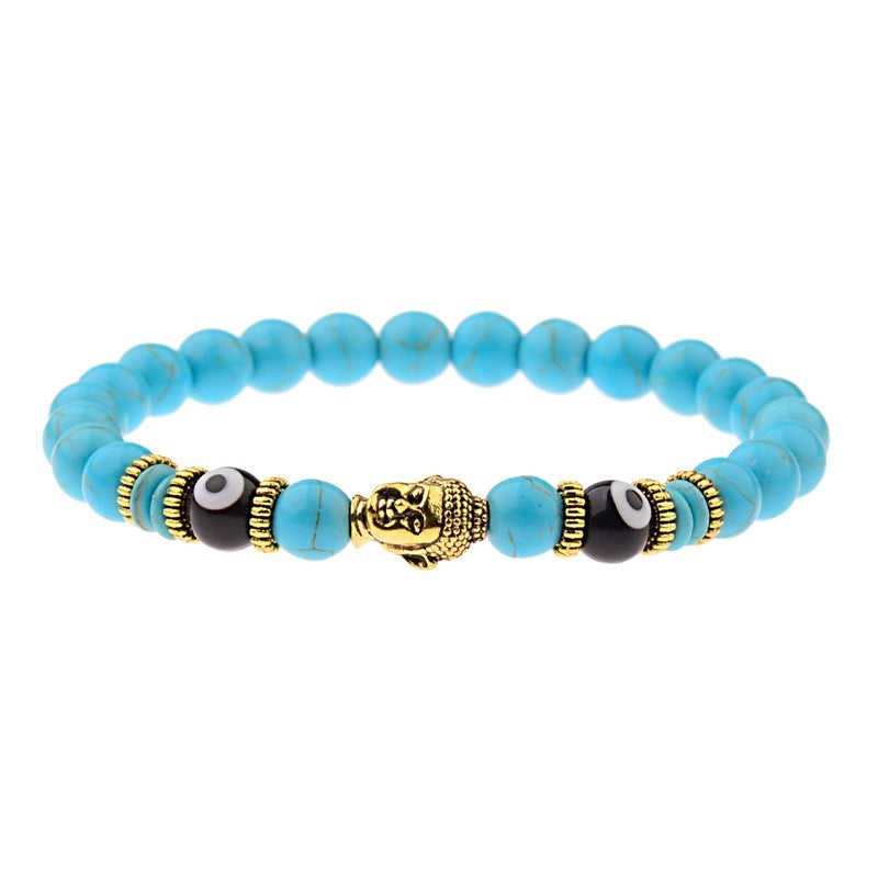 Buddha Head Tiger Stone Energy Bracelet Elite Edition