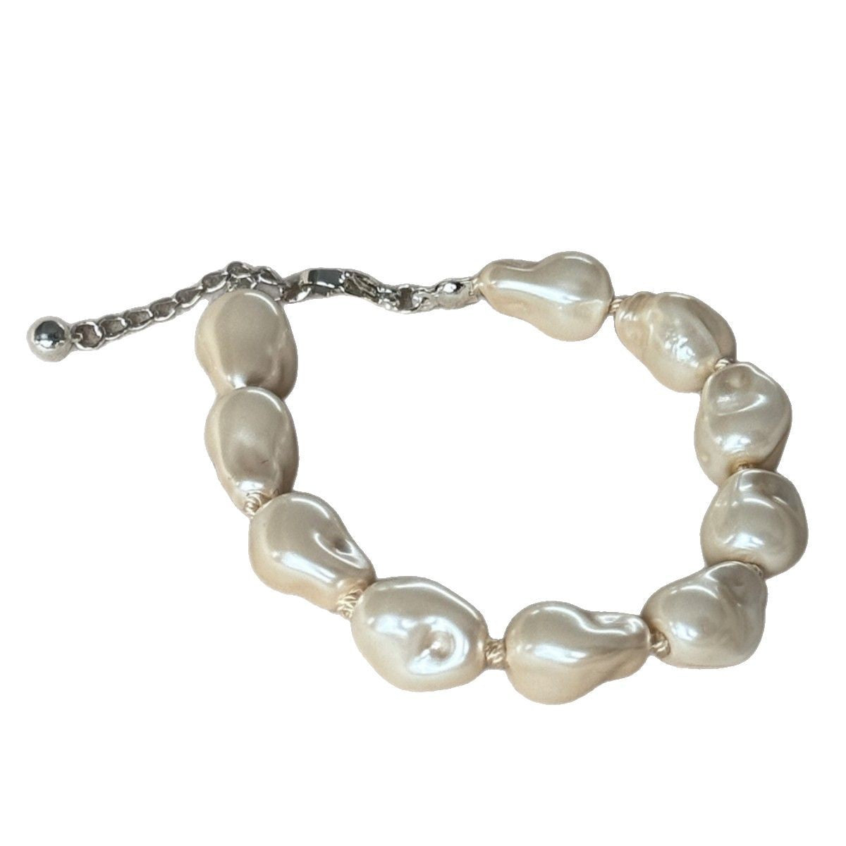 Premium Bracelet with Baroque Imitation Pearls for Business