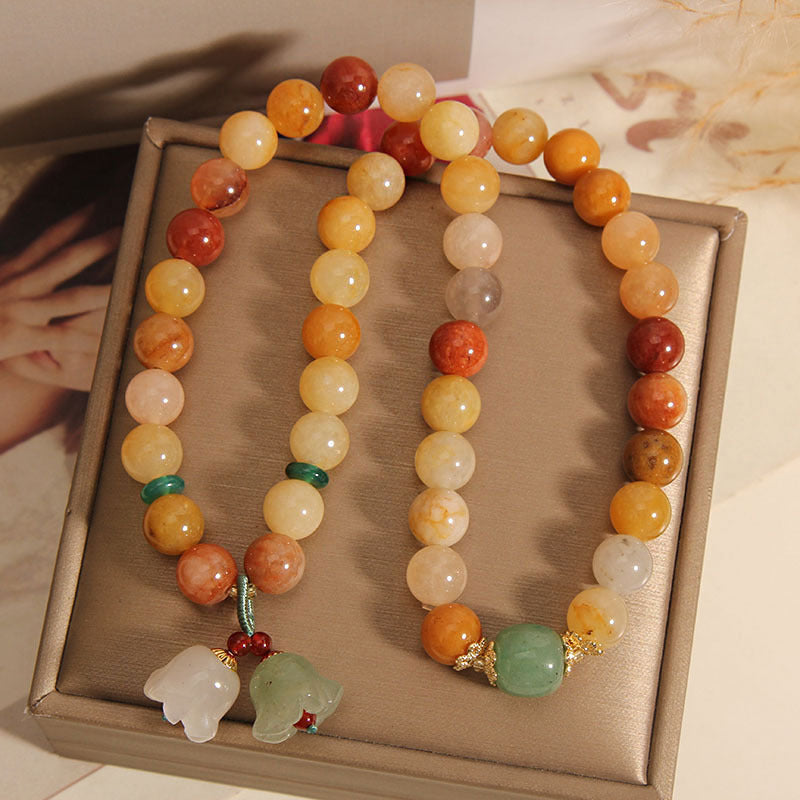 Brand Natural Jinsi Jade Multi Layer Bracelet Exclusive