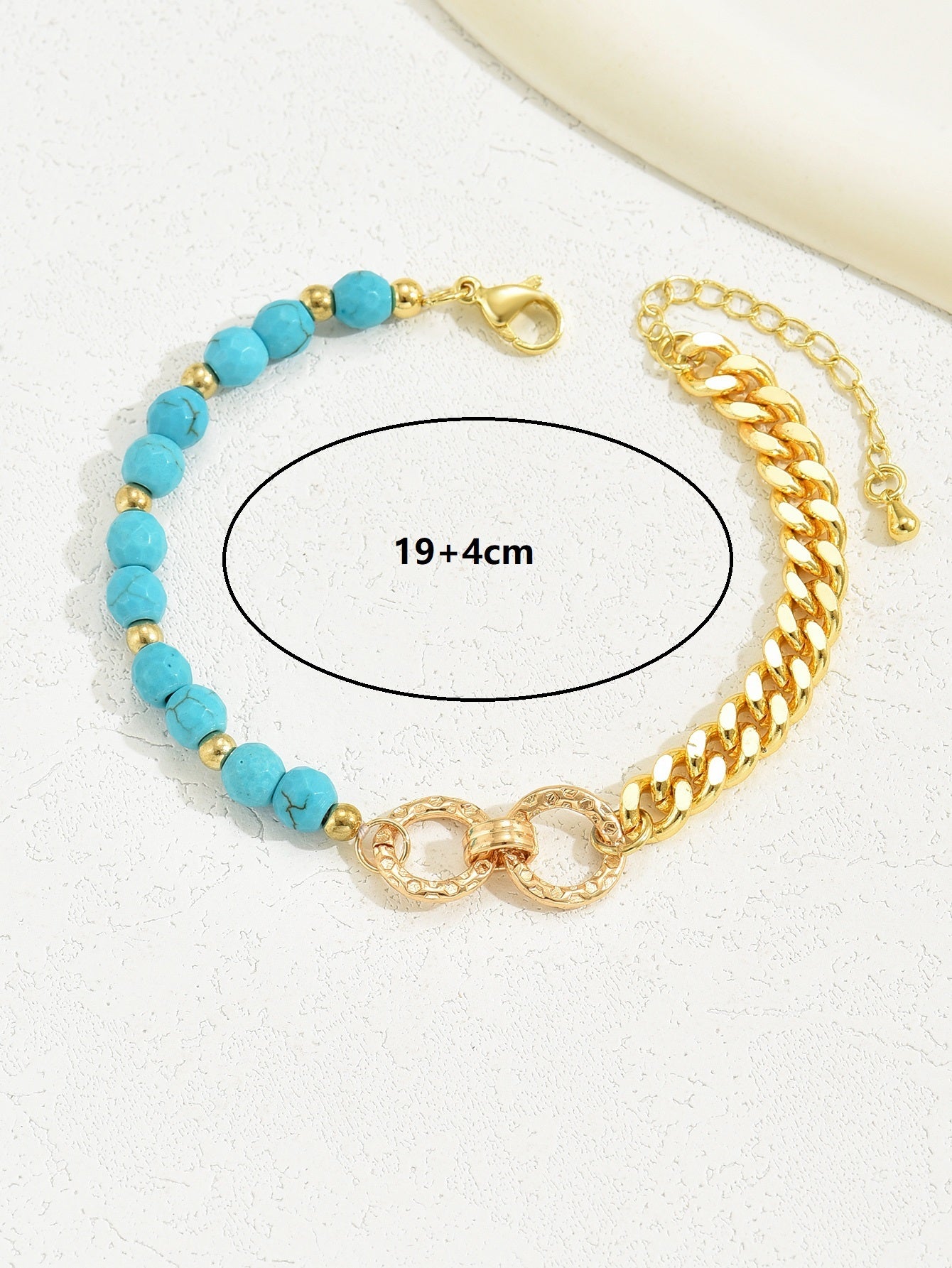 Turquoise Multi Chain Bead Bracelet Elite Collection