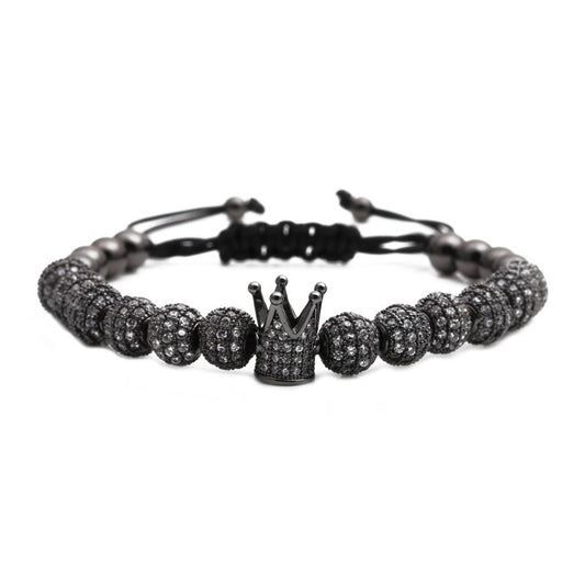 Premium Bracelet Micro Inlaid Zircon Crown For Women