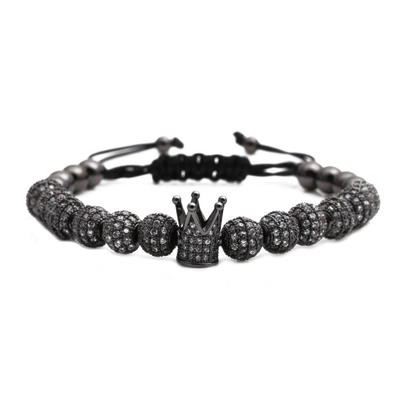 Premium Bracelet Micro Inlaid Zircon Crown For Women