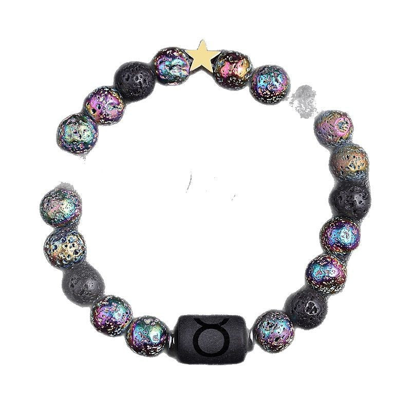 Premium Beaded Bracelet Zodiac Natural Stone Unisex Gift