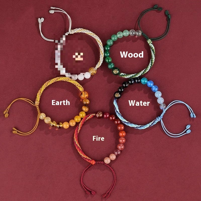 Five Elements Balance Bracelet Duobao Woven Hand Strap Happy To Use