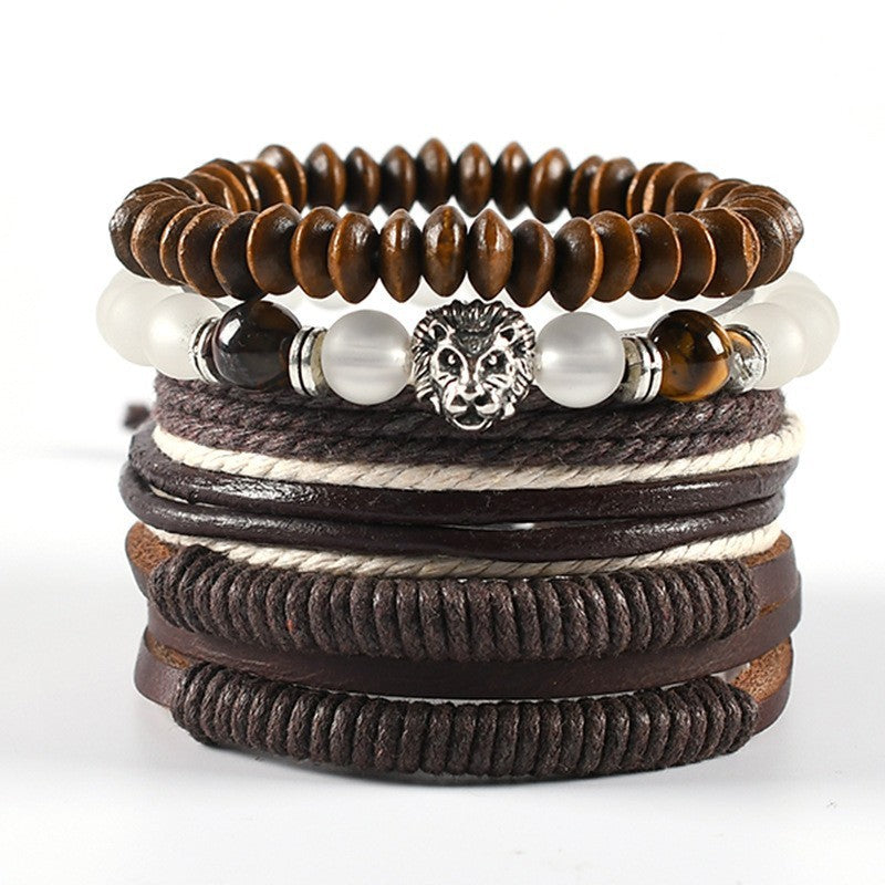 Brand Leather Woven Multi Layer Bracelet Elite Limited