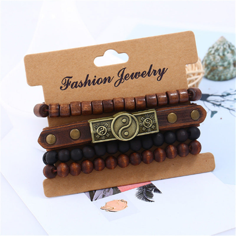 Gossip Collection Bracelet Cowhide Leather Elite Alloy