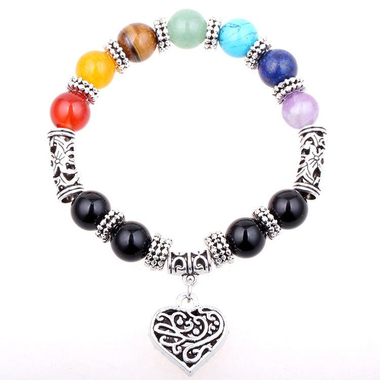 Seven Chakra Stones Yoga Energy Bracelet Exclusive Line