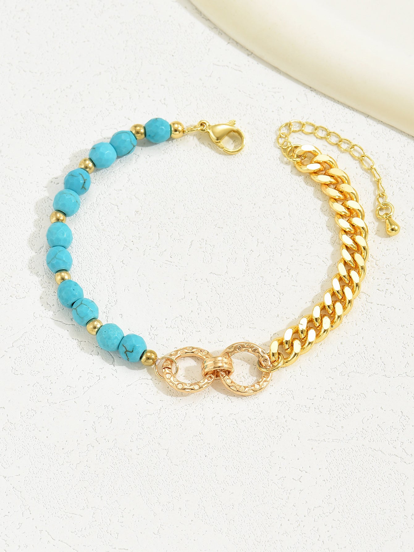 Turquoise Multi Chain Bead Bracelet Elite Collection