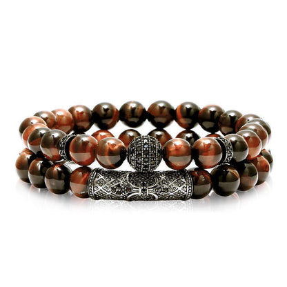Premium Tiger Eye Bracelet Natural Stone For Unisex Gift