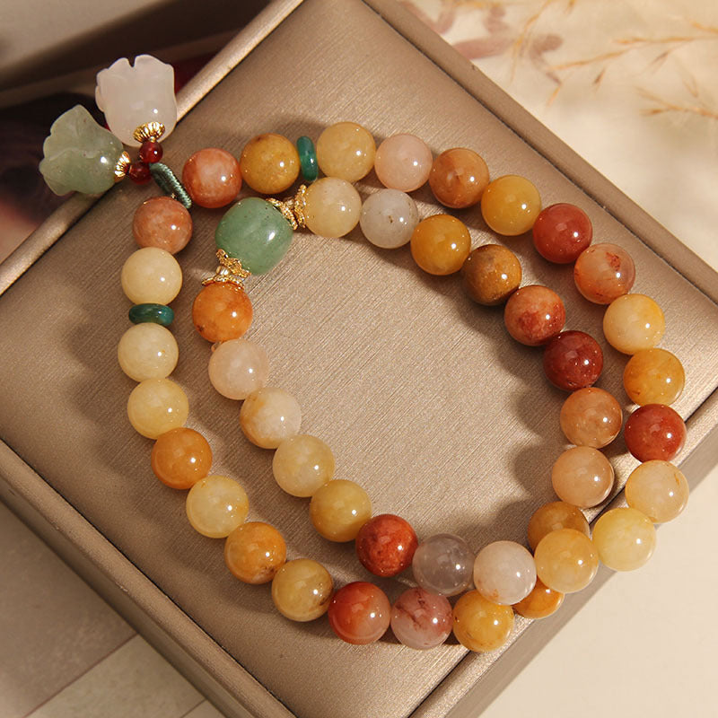 Brand Natural Jinsi Jade Multi Layer Bracelet Exclusive