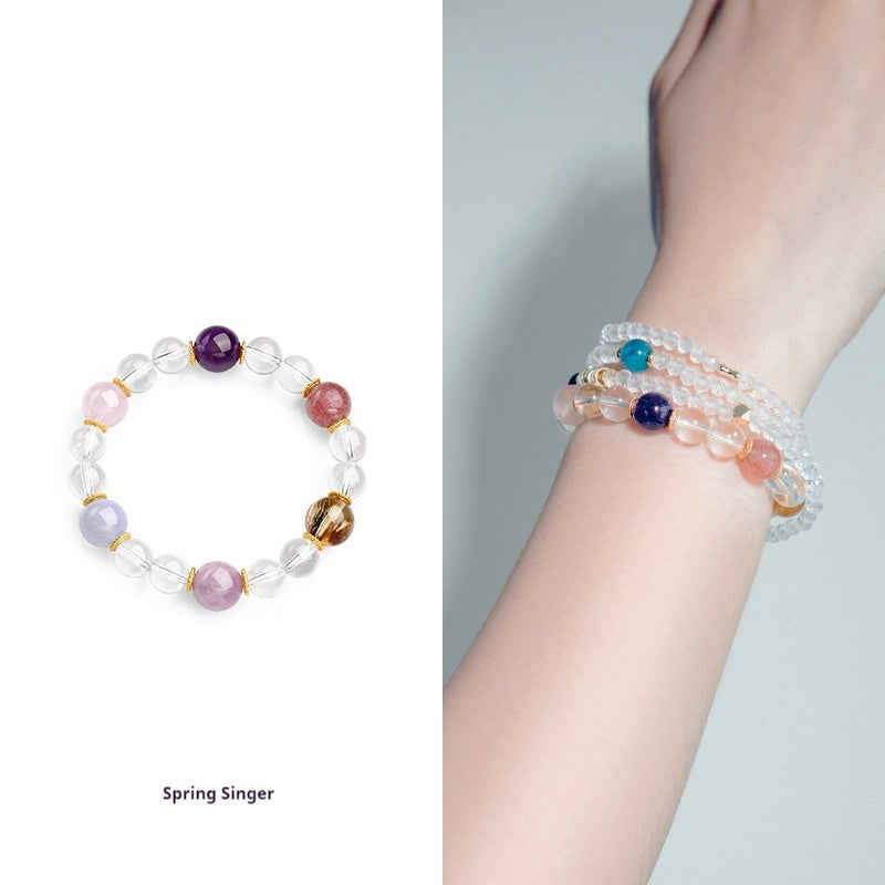 Song Bracelet Crystal Amethyst Ankang Wellness Seekers